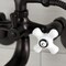 Kingston Brass Wall Mount Clawfoot Tub Faucet with Hand Shower, Oil Rubbed Bronze KS226PXORB - alternate 4
